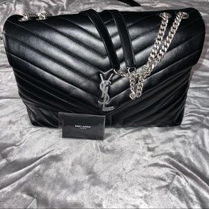 LOULOU LARGE IN MATELASSÉ “Y” LEATHER